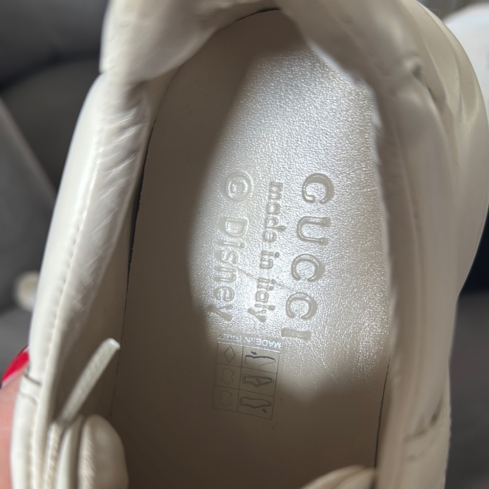 NWOB Gucci Cream Mickey Mouse Sneakers - Picture 6 of 17